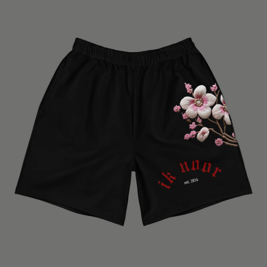 Phulkari Revival Shorts - Black